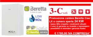 Promozione installazione caldaia Beretta Ciao LX 24 KW