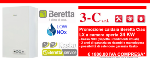 Promozione installazione caldaia Beretta Ciao LX 24 KW