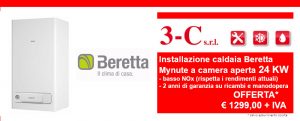Offerta installazione caldaia Beretta camera aperta 24 KW