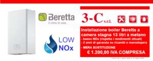Promozione installazione boiler Beretta Idrabagno LX 13