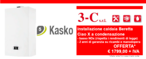 Offerta limitata installazione caldaia a condensazione Beretta Ciao X