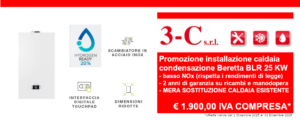 Promozione installazione caldaia Beretta BLR 25 KW