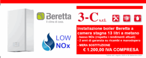 Promozione installazione boiler Beretta Idrabagno LX 13