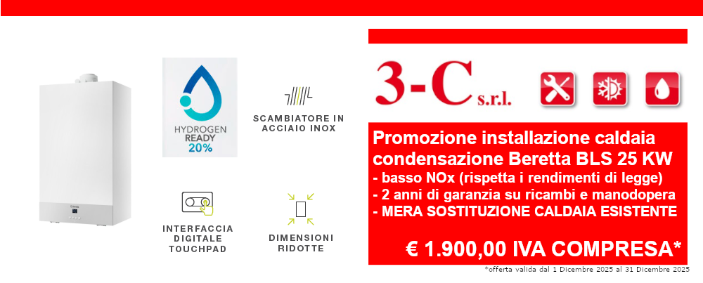 Promozione installazione caldaia Beretta BLS 25 KW