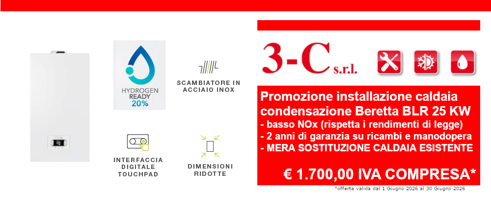 Promozione installazione caldaia Beretta BLR 25 KW