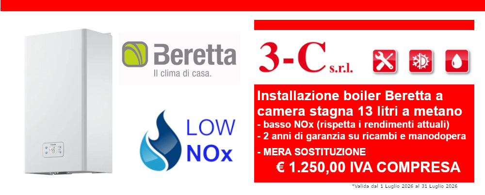 Promozione installazione boiler Beretta Idrabagno LX 13 Promozione installazione boiler Beretta Idrabagno LX 13