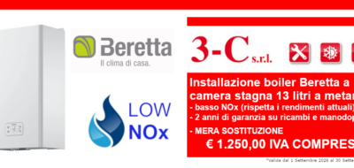 Promozione installazione boiler Beretta Idrabagno LX 13