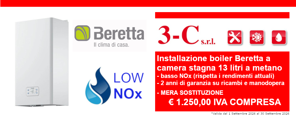 Promozione installazione boiler Beretta Idrabagno LX 13 Promozione installazione boiler Beretta Idrabagno LX 13